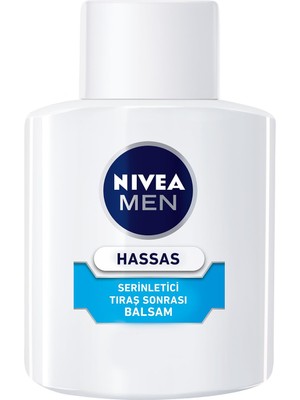 Aesco Nıvea Men Hassas Serinletici Tıraş Sonrası Balsam 100 Ml, Hassas Ciltler, Alkolsüz Formül, Hızlı Emilir