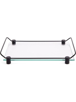 Aesco System Banyo Tepsisi Cam/siyah 36X209X313 mm
