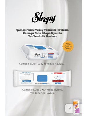 Aesco Sleepy Çamaşır Sulu Yüzey Havlu Seti, Pamuk Hediyeli