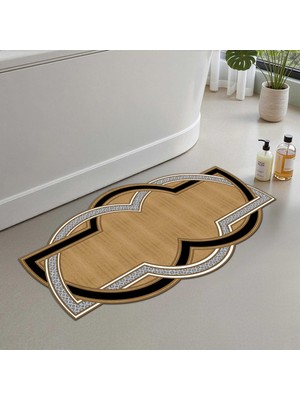 Aesco Monnhein Banyo Paspası, Yumuşak Banyo Halısı, Kaymaz Dot Tabanlı, Su Emici, Makinede Yıkanabilir - 50 x 80 cm