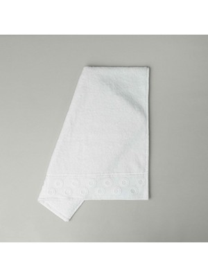 Aesco Linens Bless Pamuk Havlu 50X85 cm Beyaz