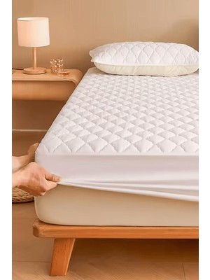 Aesco Kapitone Microfiber Su Geçirmez Fitted Yatak Koruyucu Alez – Tek/çift Kişilik (140 x 200)