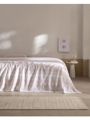 Aesco Madame Coco Henri King Size Ecocell Baskılı Pike Takımı
