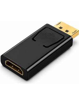 Aesco Primex PX-1325-4K Displayport To HDMI Dönüştürücü, Dp To 4K HDMI Çevirici, Displayport Bilgisayar To HDMI Monitör Tv Projeksiyon Adaptörü, Siyah