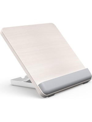 Aesco Newpole Taşınabilir Dizüstü Bilgisayar Standı Bilek Koruma Pedli Aayarlanabilir Yükseklik Kaymaz Padli Dizüstü Bilgisayar Standı/tablet/kitap ve Çizim Tabletleri ile Uyumludur