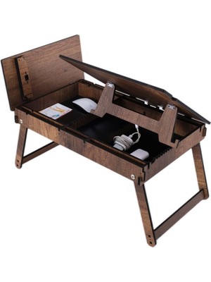 Aesco Vigo Wood - BT201 Katlanır Ayaklı Laptop Çalışma Sehpası