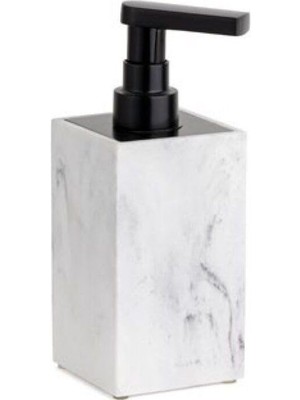 Aesco System Sıvı Sabunluk Mermer Desenli/siyah Renk 190X73X88 mm