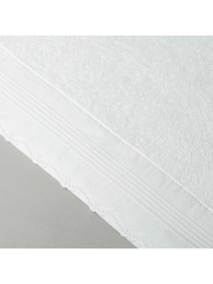 Aesco Linens Ivory Pamuk Havlu 50X85 cm Beyaz