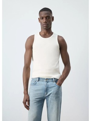 Mango Slim Fit Pamuklu Bluz