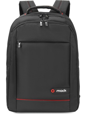 Aesco Mack Office MCC-007 Laptop Sırt Çantası, Profesyonel Sırt Çantası, Kadınlar ve Erkekler Için Bilgisayar Çantası, 17.3 Inç Notebook Çantası, USB Şarj Bağlantılı, Siyah