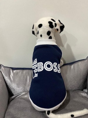 Aesco Monopetz Yeni Sezon Köpek ve Kedi Kıyafeti & Elbisesi - Lacivert The Boss M Beden