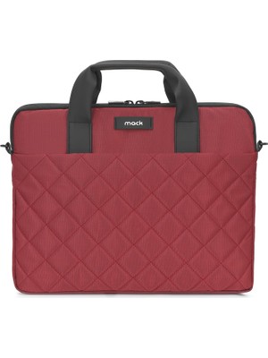 Aesco Mack Iksy MCC-902 Laptop Çantası, Erkekler ve Kadınlar Için Profesyonel Bilgisayar Çantası, 13,3 Inç - 14.1 Inç Notebook Çantası, Evrak Çantası, Kırmızı