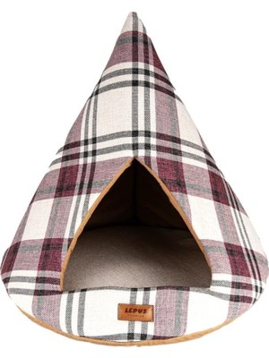 Aesco Lepus Sfenks Piramit Yatak Bordo 45X45X40 cm