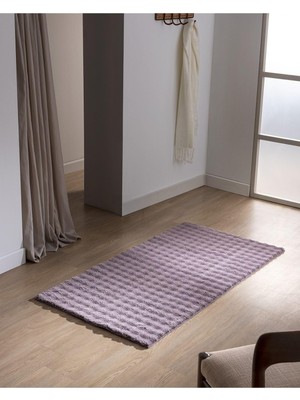 Aesco Madame Coco Vivre Bubble Halı Koyu Mürdüm 80X150 cm