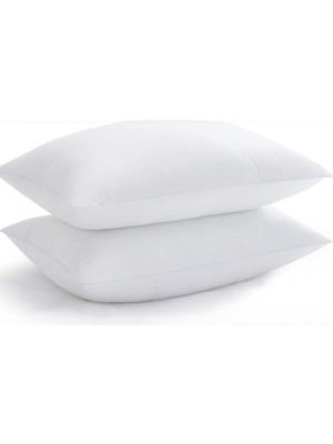 Aesco Teksnil Home 2 Adet Boncuk Silikon Yastık 700 Gram Antialerjik 50X70 cm Ekonomik Yastık