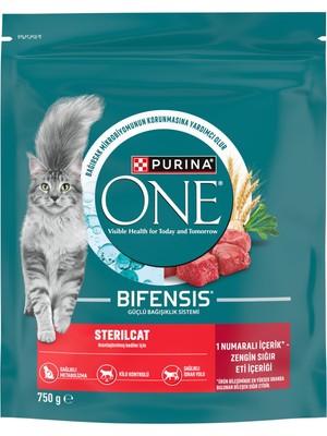 Aesco Purina One Sterilcat Sığır Etli Kısırlaştırılmış Kuru Kedi Maması 750G