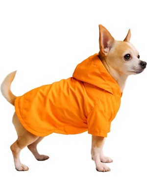 Aesco Mpz Pets Turuncu Fileli Yağmurluk Xl