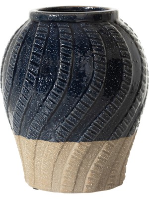 Aesco Mudo Home Wavy Seramik Vazo 19 x 23 cm
