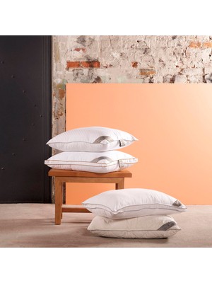 Aesco Linens Fluffy Pamuk Standart Yastık