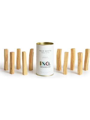 Aesco Inka Wood Palo Santo Ağaç Tütsü 10 Adet | 108 gr - Peru - Negatif Enerjiyi Uzaklaştırın - Rahatlatıcı ve Meditasyon Için