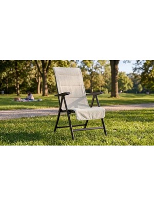 Aesco KOBEHOME%100 Pamuk Sandalye Kılıfı Beıge 60X130 cm