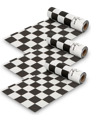 Aesco Bizdeneve Kullan At Masa Aktivite ve Piknik Örtüsü 100X120 cm 3 Rulo Dama