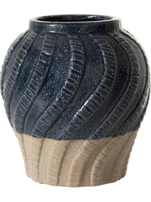 Aesco Mudo Home Wavy Seramik Vazo 18 x 19 cm