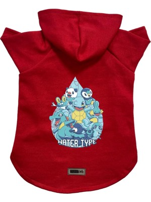 Aesco Monopetz Kapişonlu Polar Sweatshirt Köpek ve Kedi Kıyafeti & Elbisesi Kırmızı Scuerou Xl