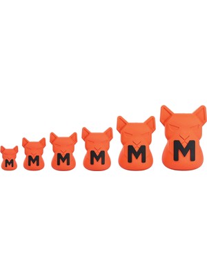 Aesco M-Pets Power Chew Kauçuk Köpek Ödül Oyuncağı Citrine (L)
