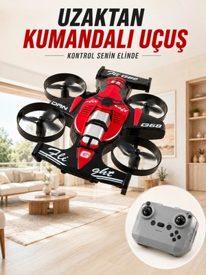 Laraheiser 4 Pervaneli Rc Drone Uzaktan Kumandalı 360 Derece Dönüşlü Akrobatik Uçan Oyuncak
