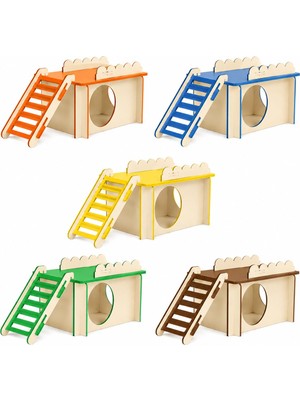 Aesco Rotipet Hamster Evi 13X7X7 cm (Yeşil)