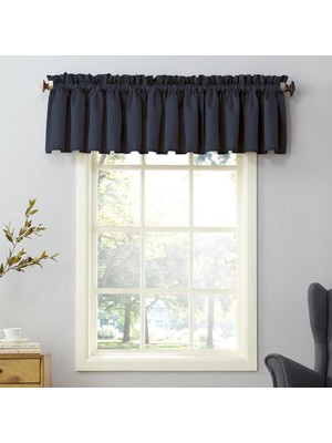 Aesco Sun Zero Barrow Enerji Verimli Çubuk Cep Perde Saçak Çifti 137 cm x 45 cm