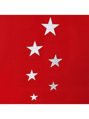 Aesco Parti Vitrini Pleksi Ayna Dekoratif Yıldızlar Duvar Süsü