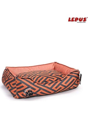 Aesco Lepus Premium Köpek Yatağı Taba M 60X44X22H cm