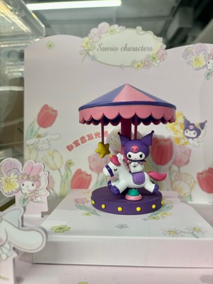 Aesco Sanrio Lisanslı Atlı Karınca Gece Lambası - Kuromi