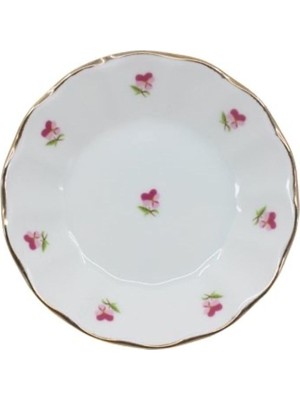 Aesco Porland Hercai Pembe Çay Tabağı 6’lı 8690947348116