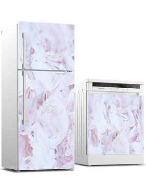 Aesco Buzdolabı ve Bulaşık Makinası Beyaz Eşya Sticker Kaplama Fırça Izi