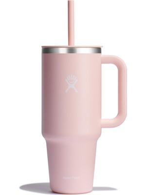 Aesco Hydro Flask Paslanmaz Çelik Her Yerde Seyahat Tumbler Saplı 40OZ Trillium