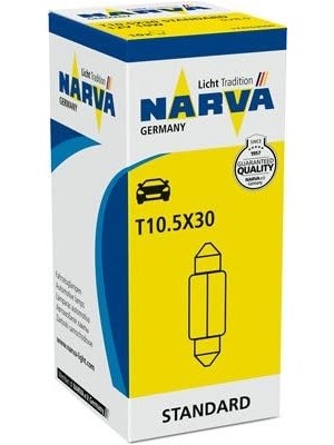 Aesco Siegen Narva Ampul 12 V 10W Japon Tip Sofit Nrv 17315