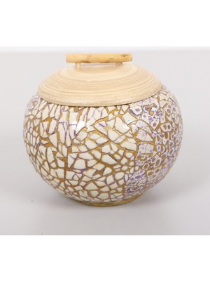 Aesco Fanus Doğal Bambu Saklama Kutusu 13X13 cm