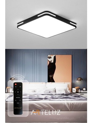 Aesco Kare Model Modern Plafonyer Avize (50X50 Cm)