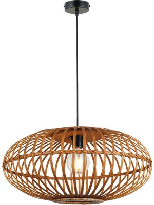 Aesco Lucea Palm Bamboo Tekli Avize