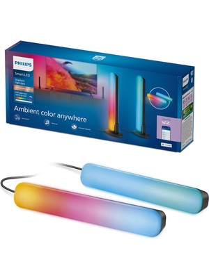 Aesco Philips Smart Lighting Rgbıc Işık Barı 30 cm - Google Home, Alexa, Homekit ve Matter Uyumlu
