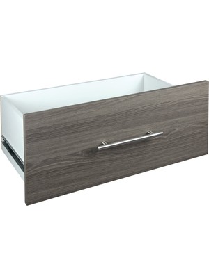 Aesco Closetmaid Suitesymphony Ahşap Çekmece, Ek Aksesuar, Modern Stil, Depolama Için, Dolap Giysileri, x 25,4 cm Boyut, 63,5 cm Birim, Grafit Gri/saten Nikel