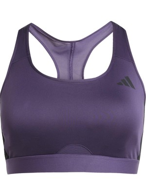 Aesco Adidas Pwrct Ms 3s Bra Kadın Spor Sütyeni - Orta Destek, Sab