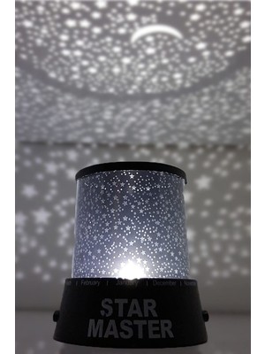 Aesco Mobee Star Master Yıldız Yansıtmalı Çocuk Odası Gece Lambası Projeksiyon LED Yansıtma