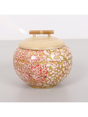 Aesco Fanus Doğal Bambu Saklama Kutusu 13X13 cm