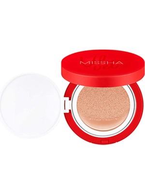Aesco Pürüzsüz ve Kadifemsi Görünüm Veren Cushıon Velvet Finish Cushion Ex SPF50+/PA+++ (No.21)
