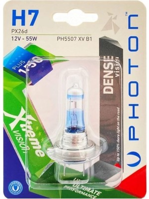 Aesco Photon H7 12W 55W Xtreme Vısıon +%150 Fazla Işık (Tekli Blister)