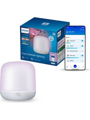 Aesco Philips Smart Lighting Hero Akıllı Masa Lambası (Type-C) - Google Home, Alexa, Homekit ve Matter Uyumlu